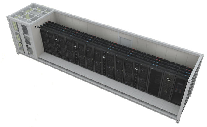 Desenvolvimento rápido Containerized personalizado 1 de Data Center